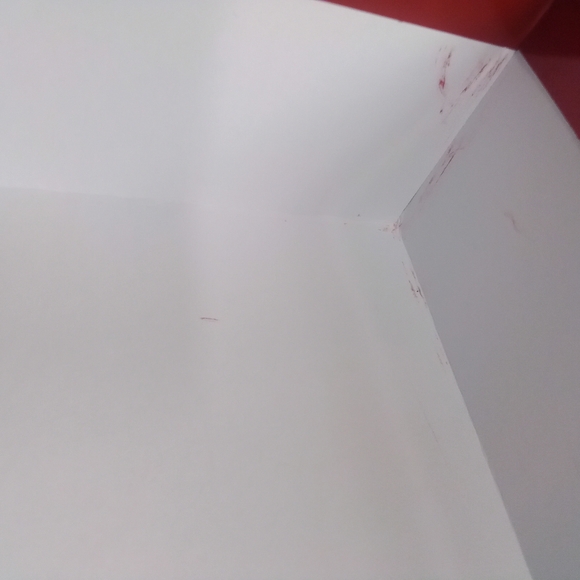 BOX ONLY Jimmy Choo I Want Choo Red Glitter Luxury Fragrance Storage Box - Picture 8 of 8